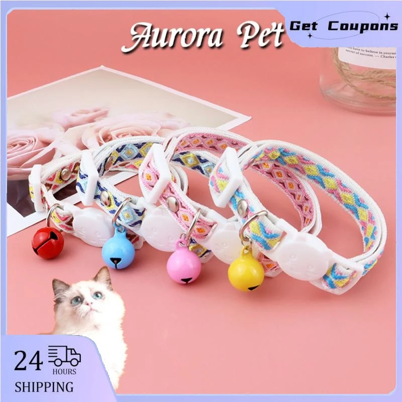 Home Personalized Printed Cat Collar Adjustable Kitten Puppy Dogs Collars With Bell Anti-lost Cats Collars For Cat Accessories
Home Personalized Printed Cat Collar Adjustable Kitten Puppy Dogs Collars With Bell Anti-lost Cats Collars For Cat Accessories