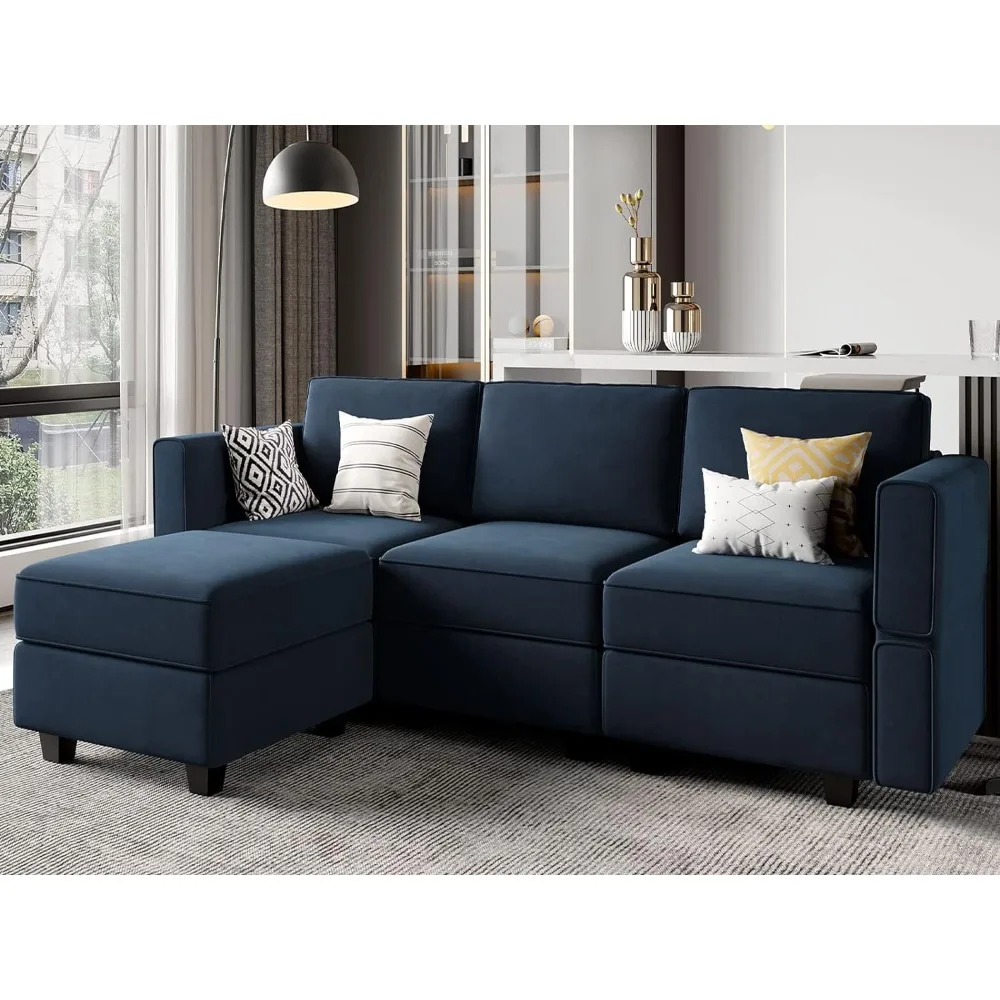 Секционный диван-трансформер с бархатной кушеткой, L-образный диван, модульный секционный диван с синим хранилищем
Секционный диван-трансформер с бархатной кушеткой, L-образный диван, модульный секционный диван с синим хранилищем