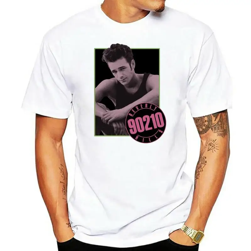 

Beverly Hills 90210 TV Show Dylan McKay Luke Perry Picture Tee Shirt Adult S-3XL