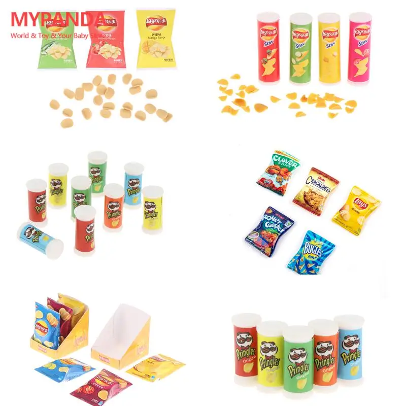 Hot sale Kawaii Mini Simulation Potato Chips Model Dollhouse Miniature Play Kitchen Food Doll Pretend Toys
Hot sale Kawaii Mini Simulation Potato Chips Model Dollhouse Miniature Play Kitchen Food Doll Pretend Toys