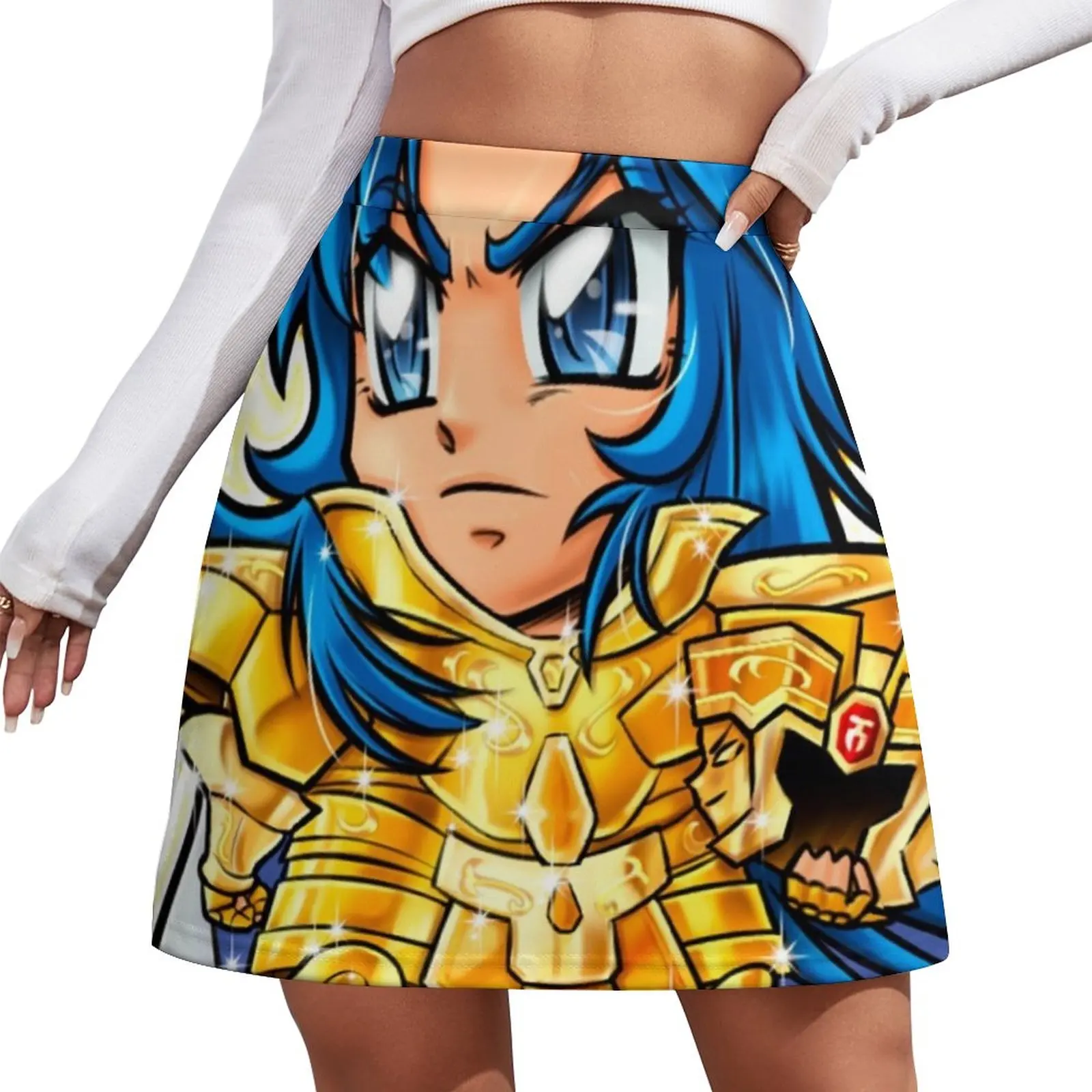 

Saga gemini Chibi Saint Seiya Knights Of the Zodiac. Mini Skirt girls skirt skirt sets clothes for woman