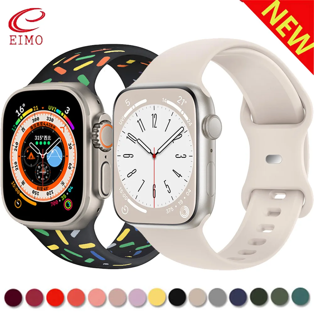 Ремешок силиконовый для Apple Watch Band 44 мм Ultra 49 мм 40 мм 45 мм 41 мм 38 мм 42 мм, браслет correa для iwatch series 8 9 se 7 3 5 6 2 band
Ремешок силиконовый для Apple Watch Band 44 мм Ultra 49 мм 40 мм 45 мм 41 мм 38 мм 42 мм, браслет correa для iwatch series 8 9 se 7 3 5 6 2 band