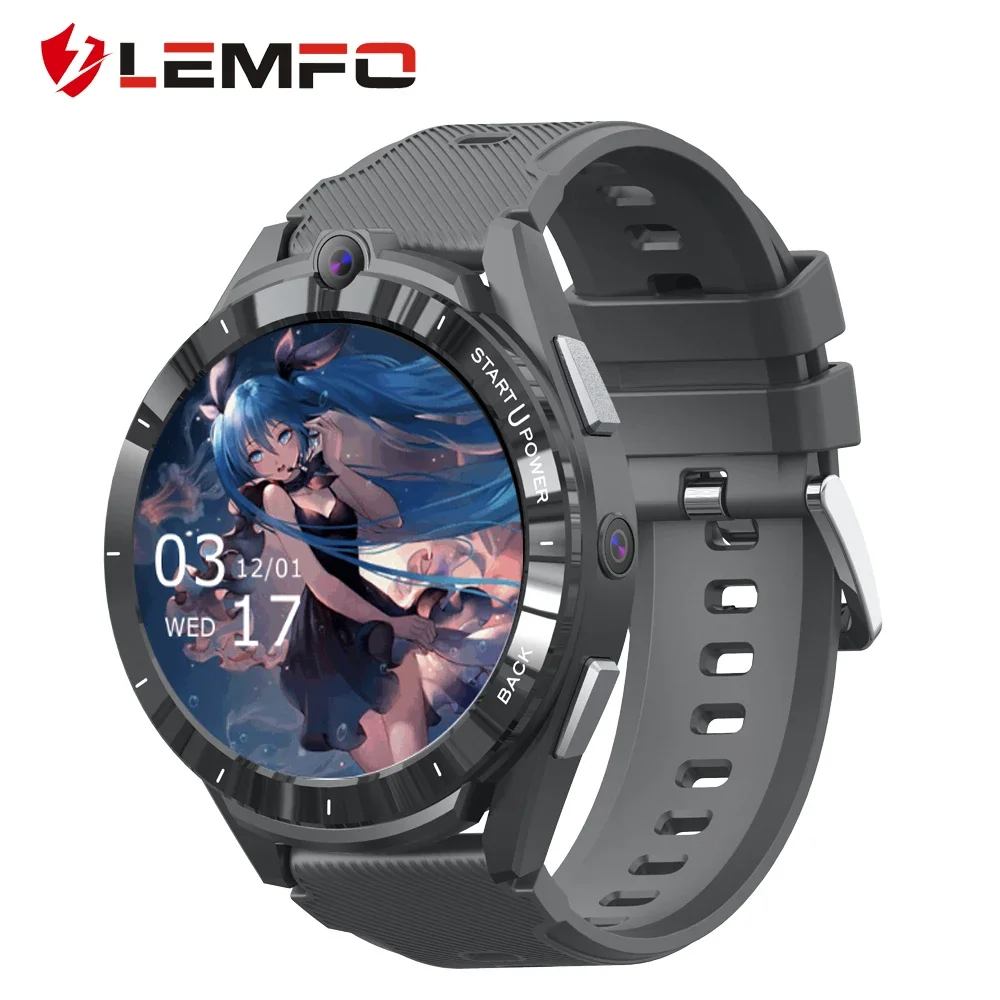 

LEMFO LEM 16 Smart Watch 4G Android 11 6GB RAM+128GB ROM LTE 4G SIM 900mAh 2MP+8MP Camera for Men