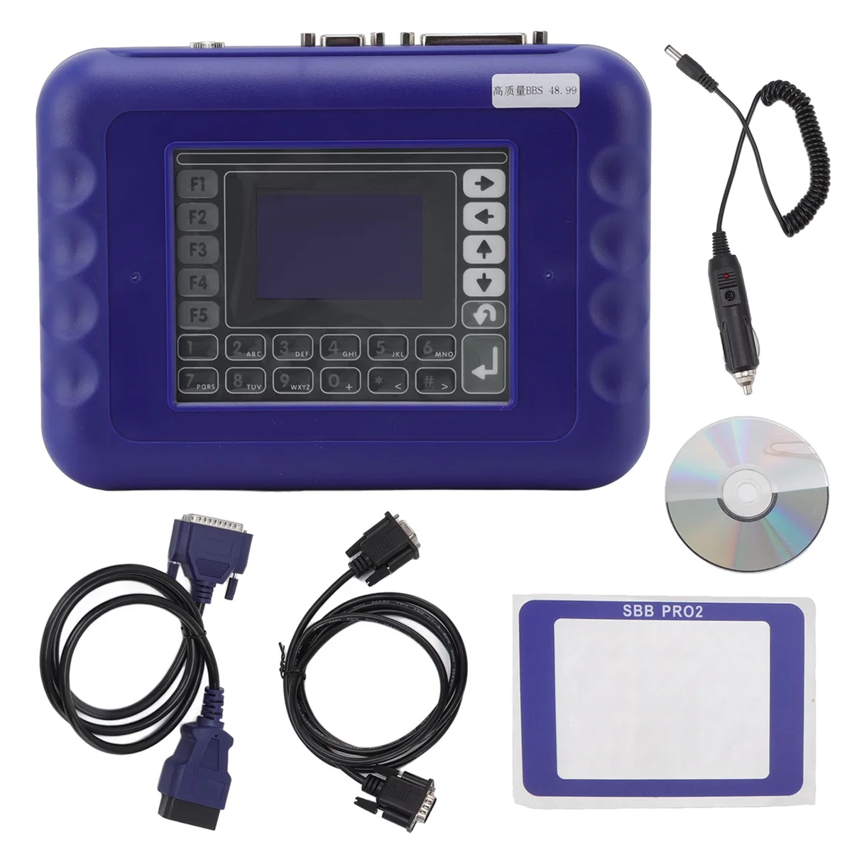 SBB V48.99 Sbb Pro2 Obdii Key Programmer Auto Key Transponder Sbb Pro 48.99 Update of 46.02 Pin Code
SBB V48.99 Sbb Pro2 Obdii Key Programmer Auto Key Transponder Sbb Pro 48.99 Update of 46.02 Pin Code