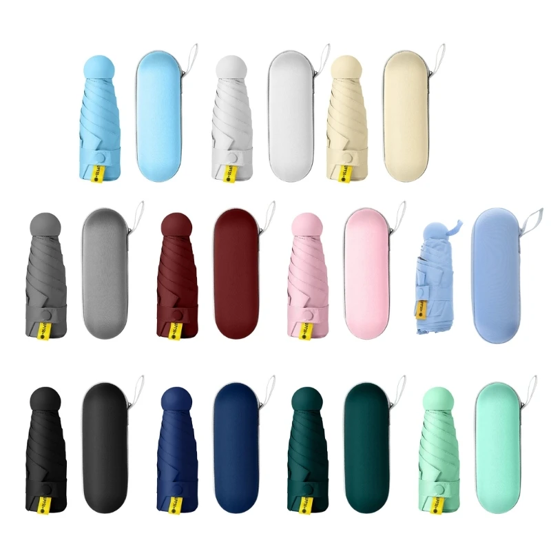 Travel Mini Umbrella for Purse With for Case Small Compact Pocket UV for Protection Umbrella for Sun for Protection Para
Travel Mini Umbrella for Purse With for Case Small Compact Pocket UV for Protection Umbrella for Sun for Protection Para