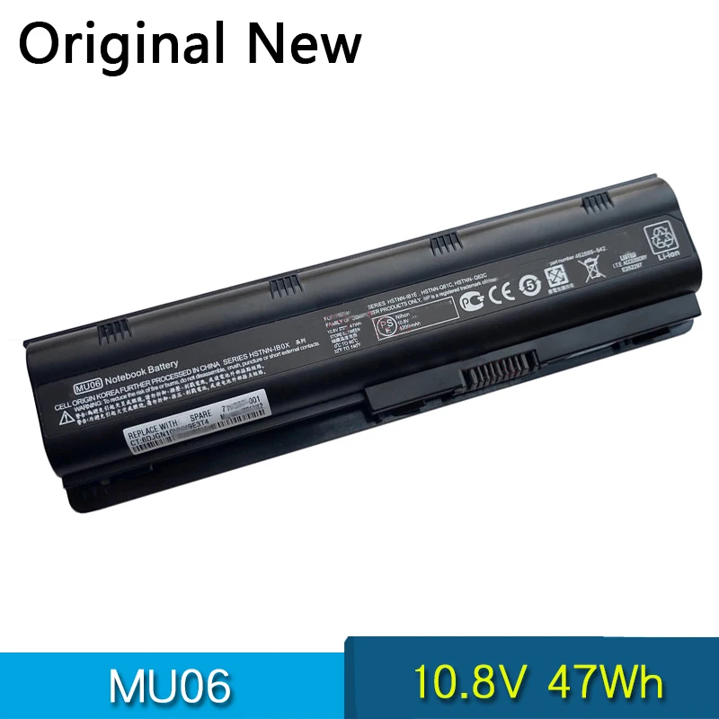 

New Original Battery MU06 For HP Pavilion G4 G6 G7 G32 G42 G56 G62 G72 CQ32 CQ42 CQ43 CQ56 CQ62 CQ72 DM4 593553-001 10.8V 47Wh