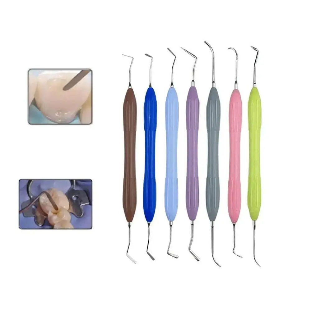 7pcs Double-Head Dental Composite Resin Filling Spatula Aesthetic Restoration Resin Filler Restoration Instrument Dentist Tools
7pcs Double-Head Dental Composite Resin Filling Spatula Aesthetic Restoration Resin Filler Restoration Instrument Dentist Tools