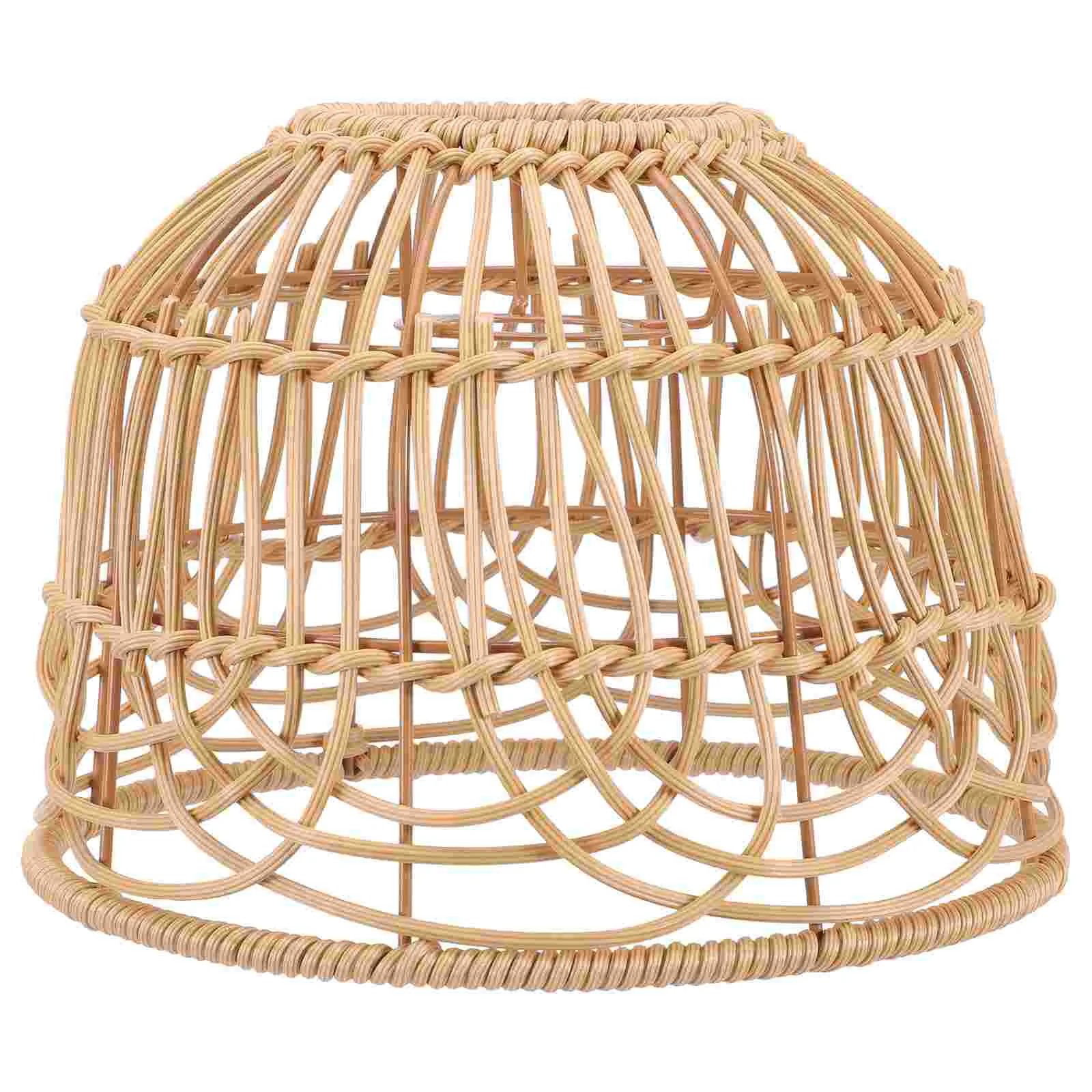 Table Lamp Shade Wicker Lampshade Rattan Vintage Decor Imitation Chandelier Decorate 
Table Lamp Shade Wicker Lampshade Rattan Vintage Decor Imitation Chandelier Decorate