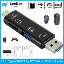 Type C Card Reader USB 3.0 Card Reader OTG Micro SD Card Reader Flash Drive Smart Memory Card Reader For USB Micro SD Adapte Type C Card Reader USB 3.0 Card Reader OTG Micro SD Card Reader Flash Drive Smart Memory Card Reader For USB Micro SD Adapte