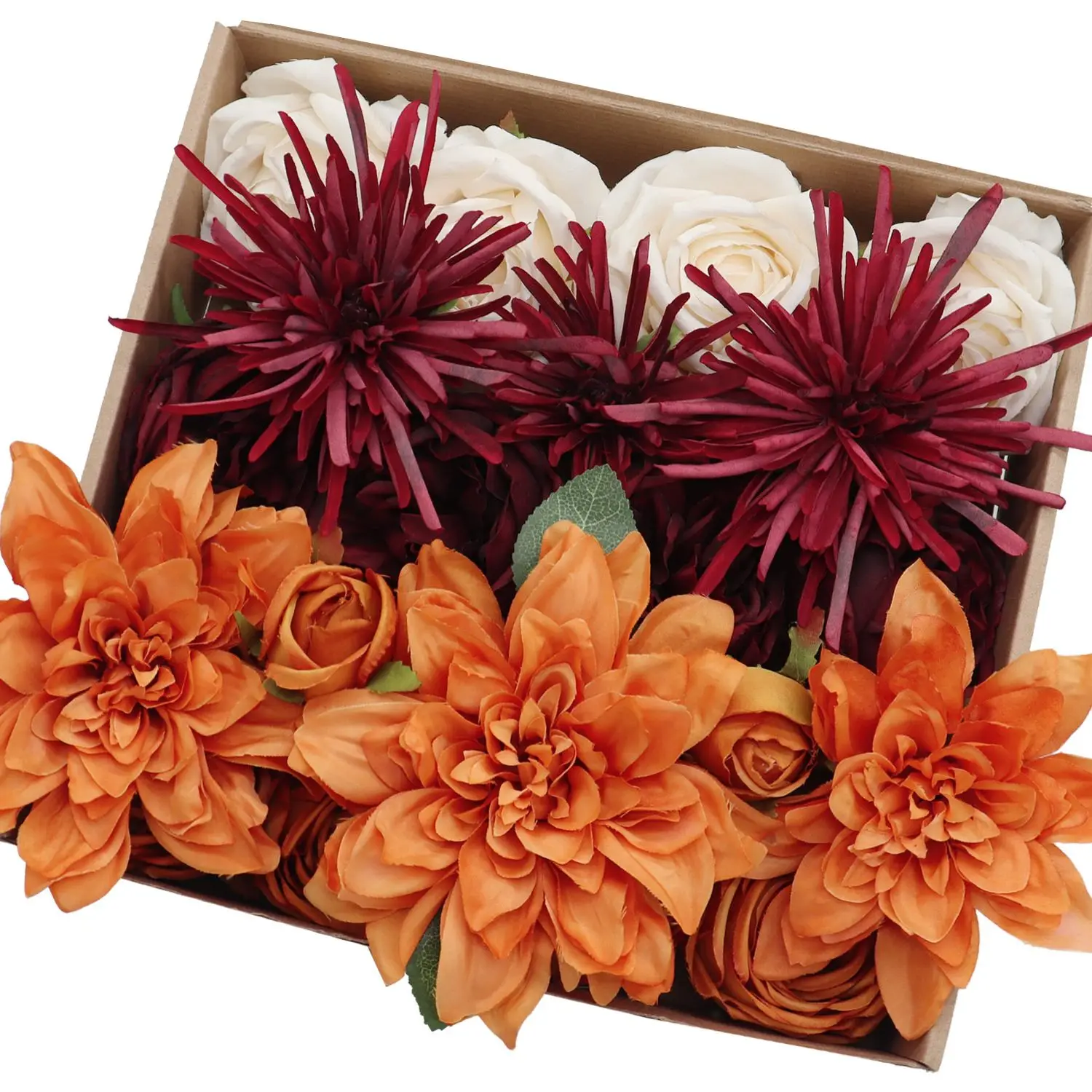 Искусственный цветочный крем, бордовый и оранжевый комбинированный Свадебный Цветочный букет «сделай сам», центральный орнамент, украшения для торта, венка
Искусственный цветочный крем, бордовый и оранжевый комбинированный Свадебный Цветочный букет «сделай сам», центральный орнамент, украшения для торта, венка