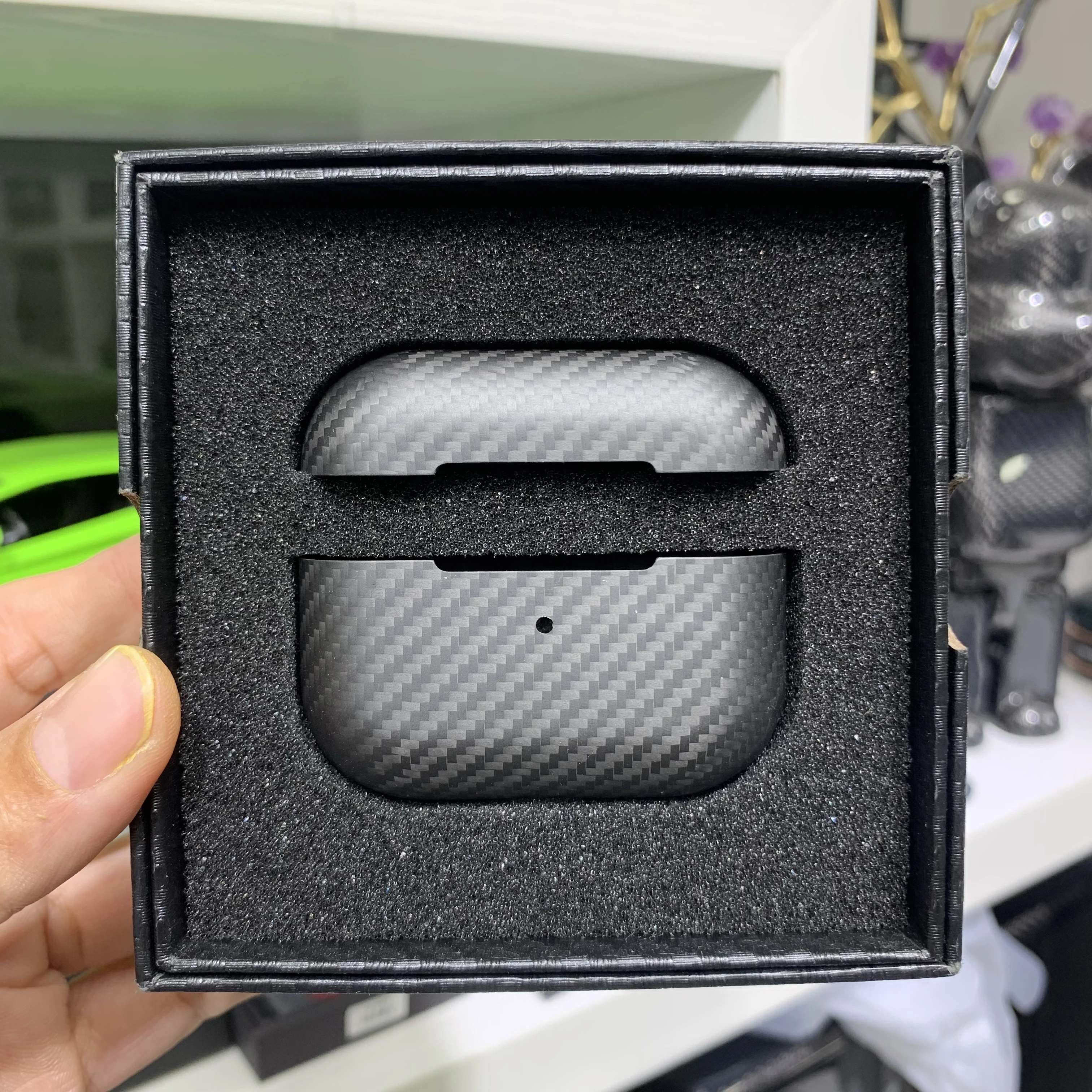 Новинка, углеродное волокно 600D из натурального арамидного волокна для AirPod 3, Беспроводная зарядка, Bluetooth-наушники, защитный чехол для AirPod 3
Новинка, углеродное волокно 600D из натурального арамидного волокна для AirPod 3, Беспроводная зарядка, Bluetooth-наушники, защитный чехол для AirPod 3