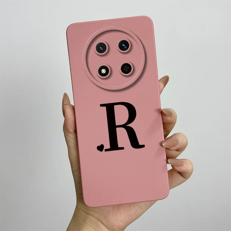 حافظة لهاتف Honor X9c حافظة هاتف Honor X9C 5G HonorX9c X 9c حافظات لطيفة بأحرف أولية مربعة من السيليكون غطاء خلفي للصدمات Fundas 145 حافظة لهاتف Honor X9c حافظة هاتف Honor X9C 5G HonorX9c X 9c حافظات لطيفة بأحرف أولية مربعة من السيليكون غطاء خلفي للصدمات Fundas