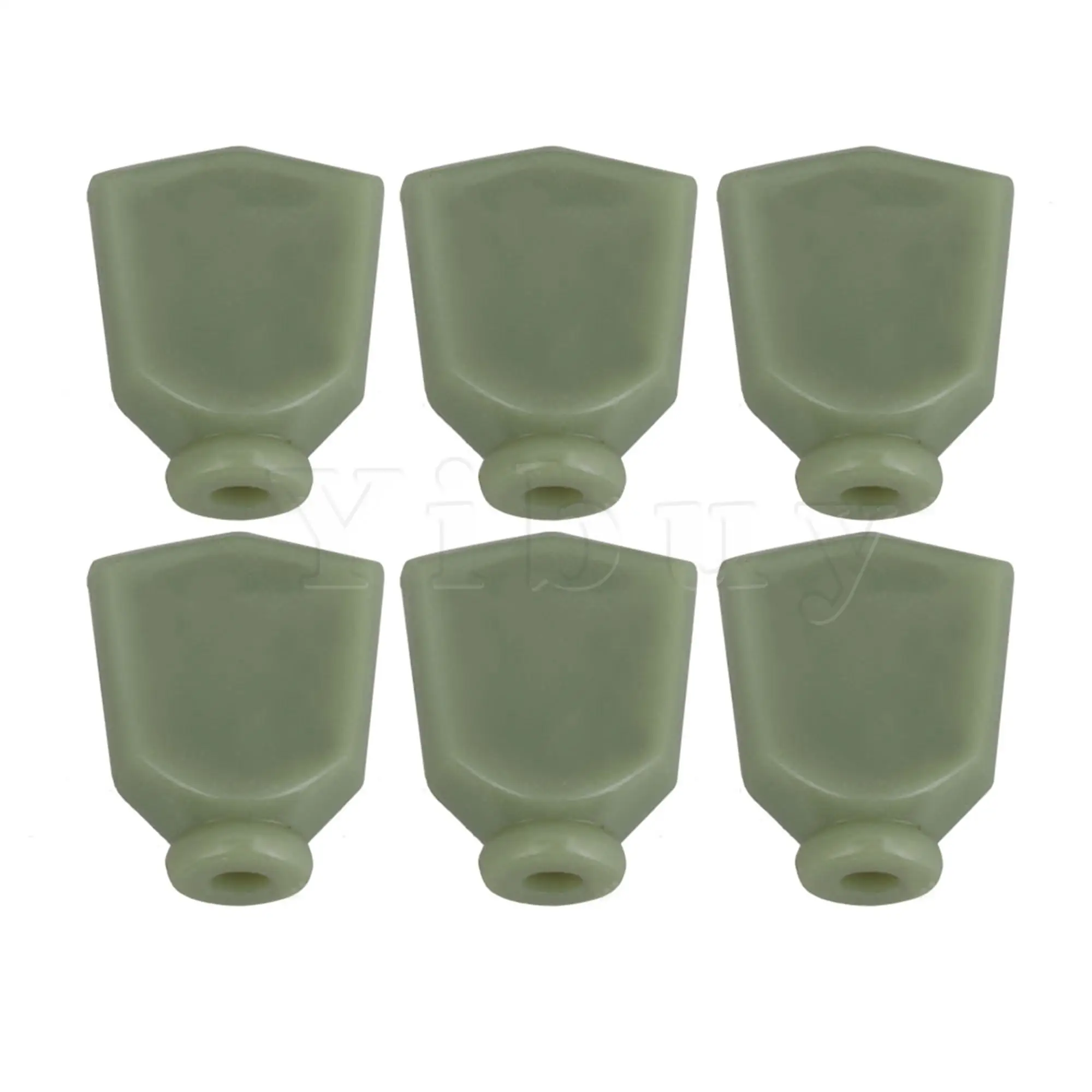 Yibuy 6pcs Imitation Jade Light Green Plastic Guitar Machine Head Tuner Tulip Buttons
Yibuy 6pcs Imitation Jade Light Green Plastic Guitar Machine Head Tuner Tulip Buttons
