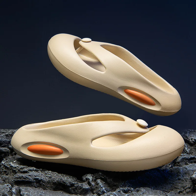 Flip Flops Men Anti-Collision Head Fashion Outdoor Slippers for Men Summer Wear Men's Clip Foot Personality Korean Beach Sandal
Flip Flops Men Anti-Collision Head Fashion Outdoor Slippers for Men Summer Wear Men's Clip Foot Personality Korean Beach Sandal
