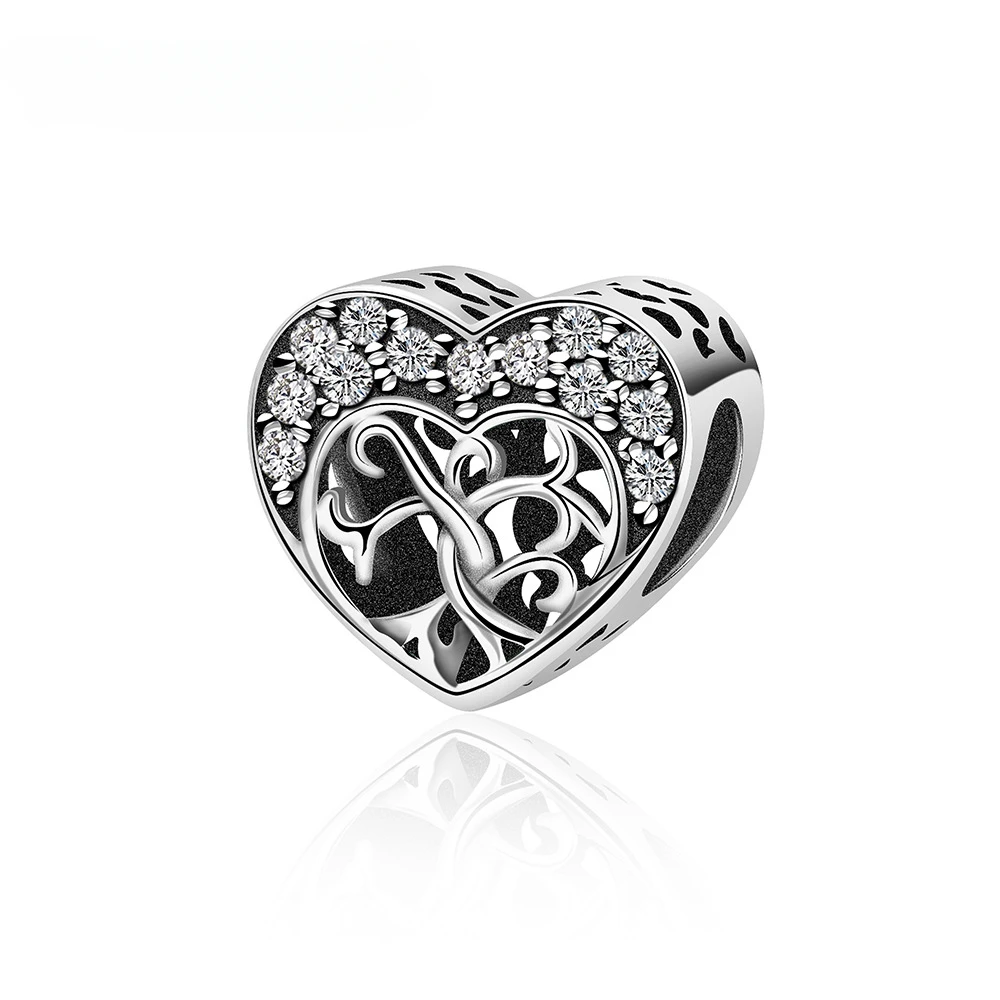 2023 Fashionable New European and American Style S925 Sterling Silver Bracelet DIY Loose Bead Heart Hollow Out Zircon Beads
2023 Fashionable New European and American Style S925 Sterling Silver Bracelet DIY Loose Bead Heart Hollow Out Zircon Beads