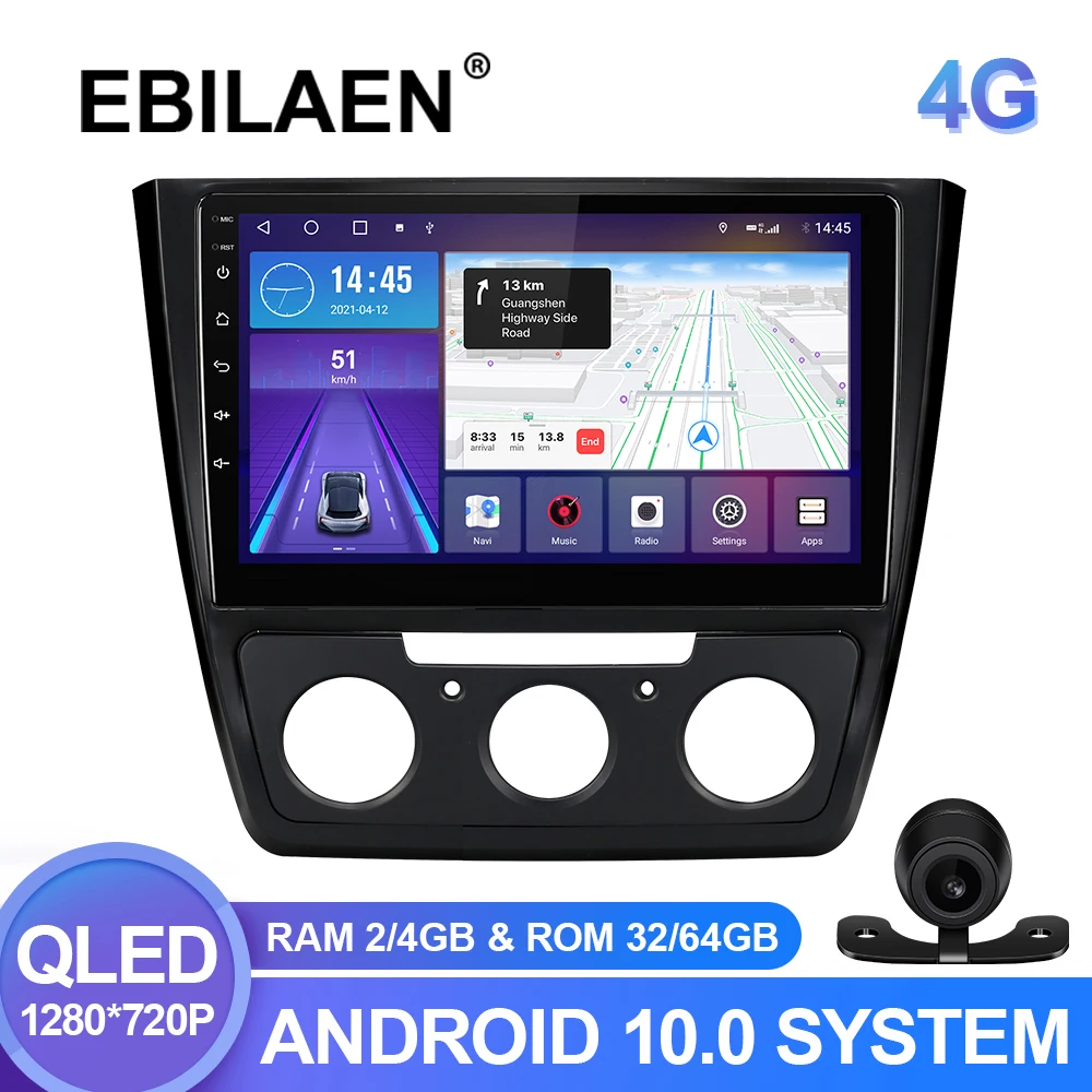 EBILAEN Car Multimedia Player For Skoda Yeti 5L 2009-2014 Android 10.0 Autoradio GPS Navigation Reverse Camera IPS Carplay 4G
EBILAEN Car Multimedia Player For Skoda Yeti 5L 2009-2014 Android 10.0 Autoradio GPS Navigation Reverse Camera IPS Carplay 4G