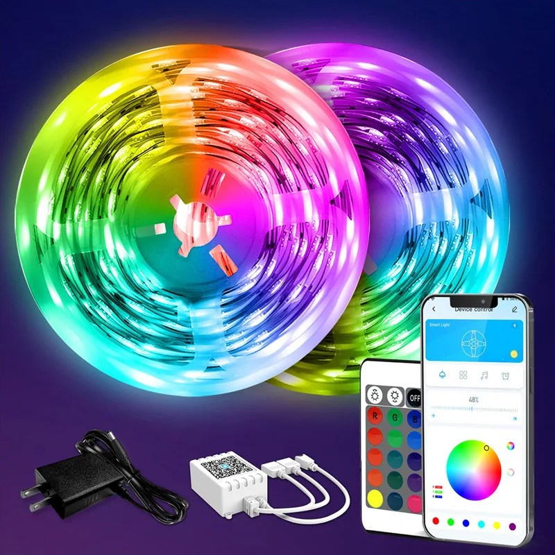 Светодиодная лента для спальни, меняющая цвет RGB, музыкальная синхронизация, Светодиодная лента с дистанционным управлением, светодиодная лента для спальни
Светодиодная лента для спальни, меняющая цвет RGB, музыкальная синхронизация, Светодиодная лента с дистанционным управлением, светодиодная лента для спальни