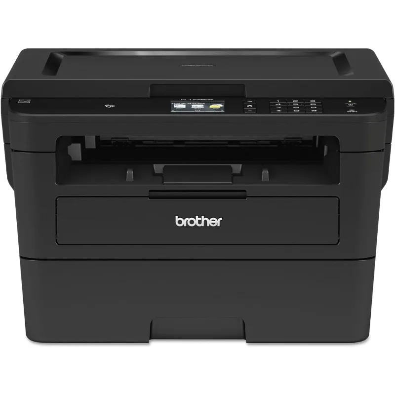 

Brother Compact Monochrome Laser Printer, HLL2395DW, Flatbed Copy & Scan, Wireless Printing, NFC