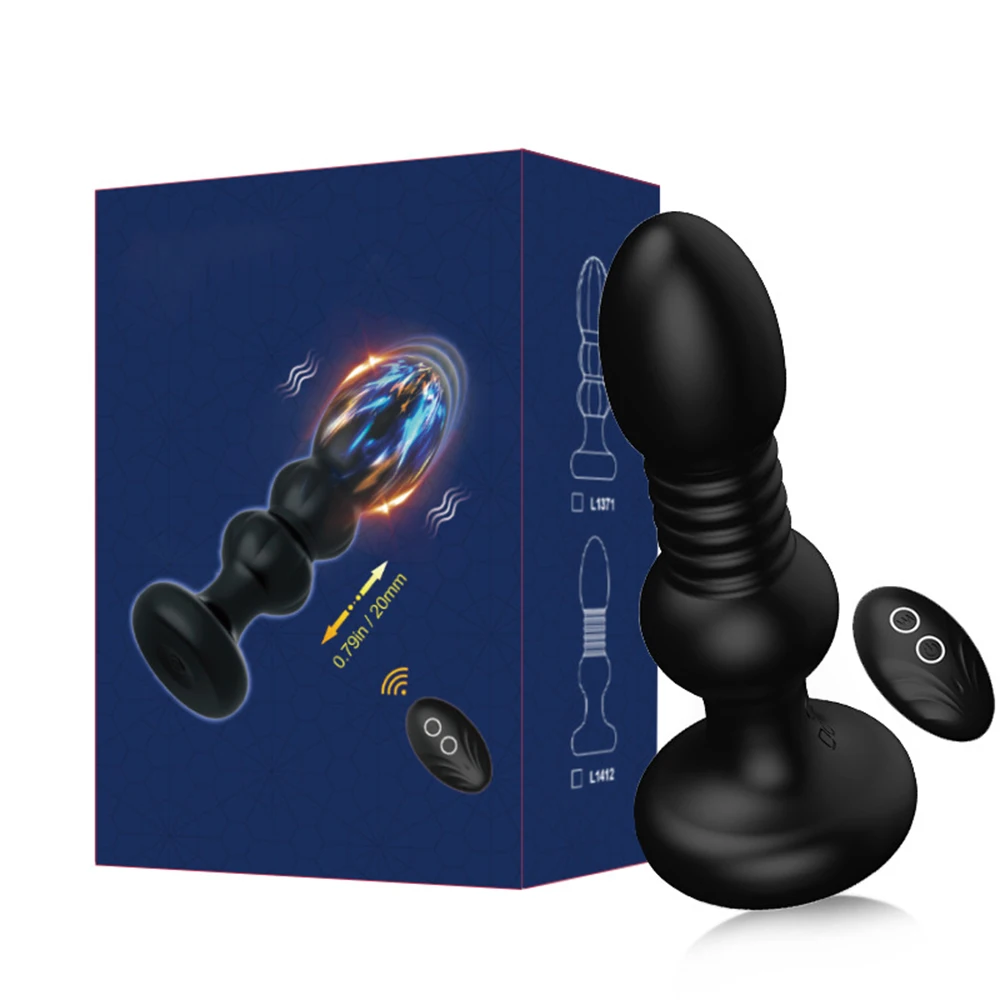 Tanio Teleskopowe wibratory analne zabawki erotyczne dla mężczyzn bezprzewodowy masażer prostaty męskie sklep