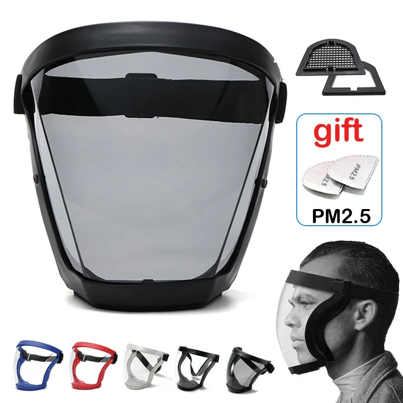 Work Protection Mask Full Face Protector Shield Transparent Facial Protector Face Protective Screen Kitchen Accessories Gadgets
Work Protection Mask Full Face Protector Shield Transparent Facial Protector Face Protective Screen Kitchen Accessories Gadgets
