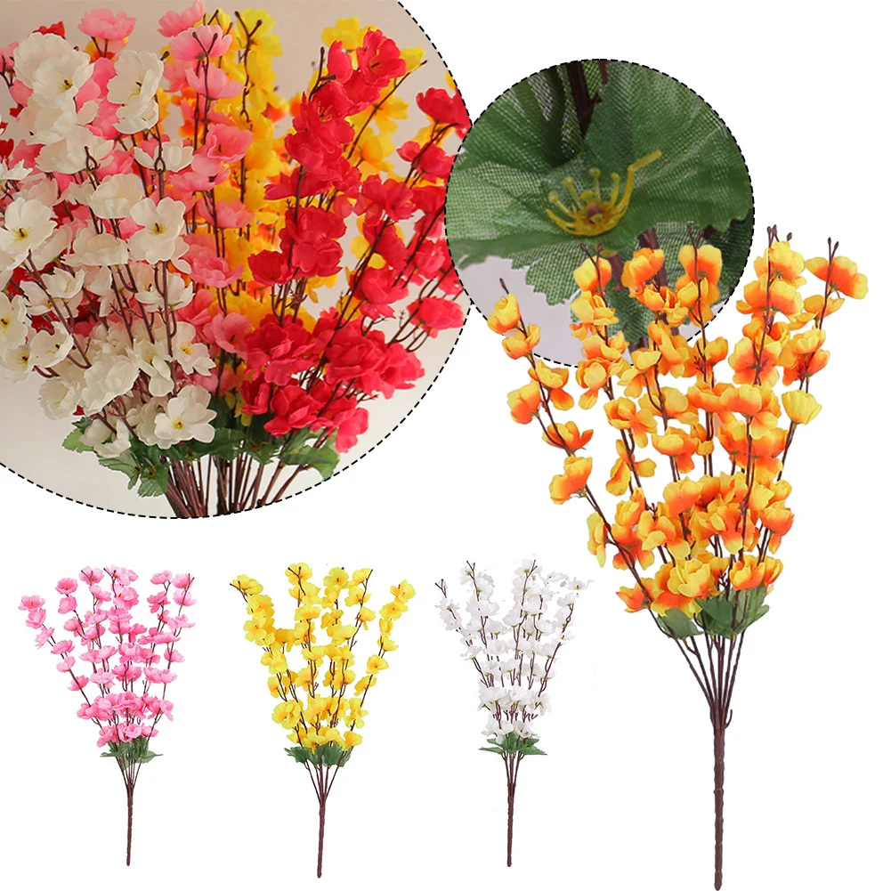 1 Bouquet Fake Decoration Flower Multicolor Sakura Plastic Artificial Flowers Home Wedding Decoration 56cm
1 Bouquet Fake Decoration Flower Multicolor Sakura Plastic Artificial Flowers Home Wedding Decoration 56cm