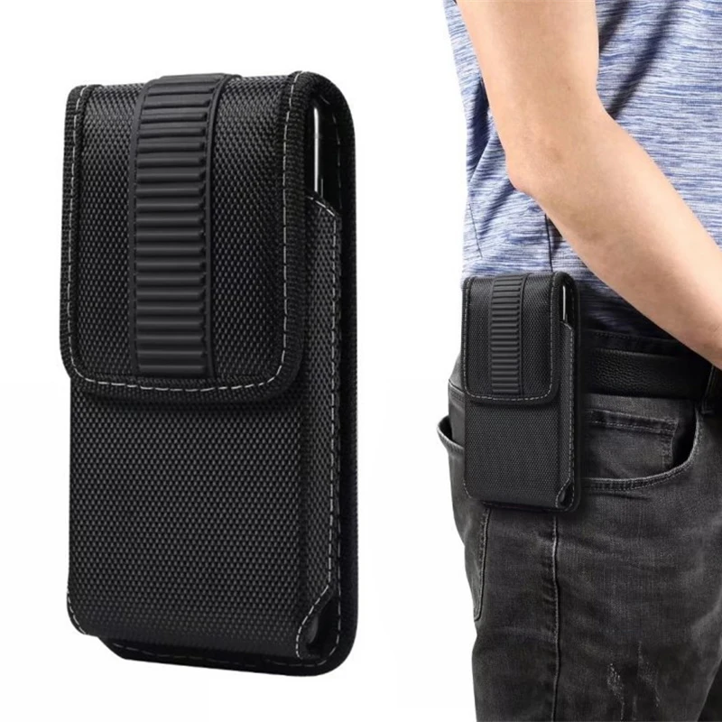 

Magnetic Flip Phone Case Pouch For Itel S23 P40 Plus S18 P38 Pro Vertical Clip Waist Bag For Itel A60s A05s Oxford Cloth Cover