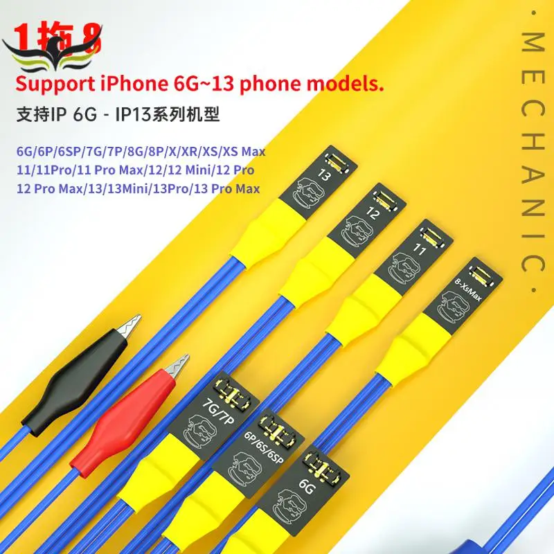 

Mechanic Power Air Ip Power Boot Cadble Battery-free Fpc Test Cable For Iphone 6g 6p 6s 6sp 7g 7p 8g 8p X Xs Max 11 12 13 Series