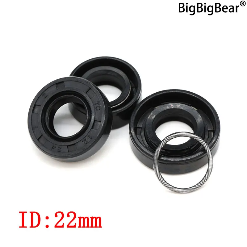 ID 22mm NBR Nitrile Rubber Shaft Oil Seal TC-22*32/35/38/40/42/45/47/48/50/52*5/7/8/10 Nitrile Double Lip Oil Seal
ID 22mm NBR Nitrile Rubber Shaft Oil Seal TC-22*32/35/38/40/42/45/47/48/50/52*5/7/8/10 Nitrile Double Lip Oil Seal