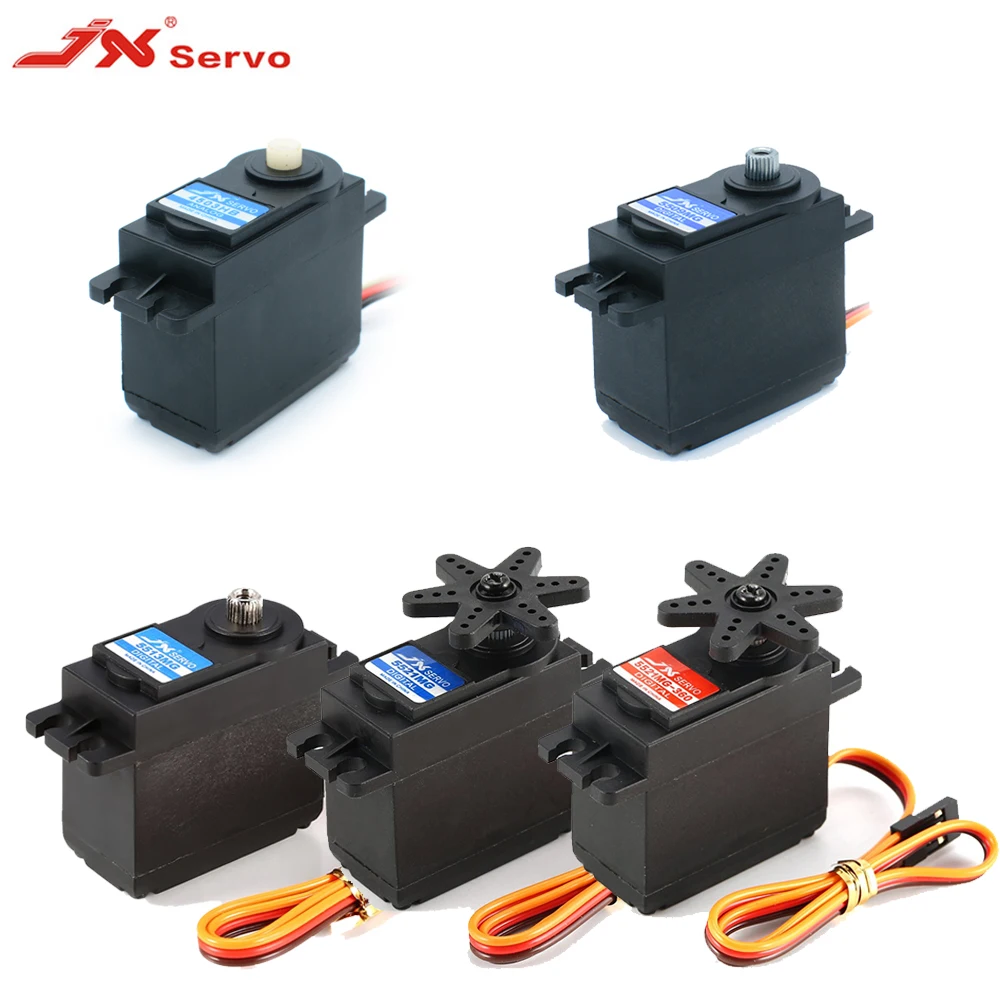 JX Digital Core Servo 3KG 9KG 13KG 20KG 360° Plastic Steering Metal Gear High Torque Motor for 1/10 1/8 RC Car Boat Model DIY
JX Digital Core Servo 3KG 9KG 13KG 20KG 360° Plastic Steering Metal Gear High Torque Motor for 1/10 1/8 RC Car Boat Model DIY