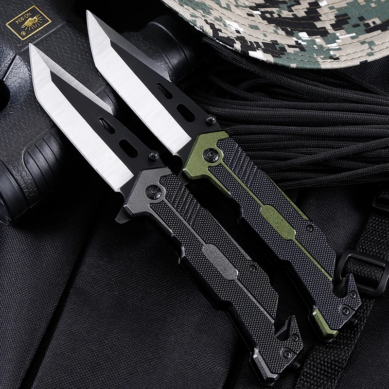 58HRC Military Folding Knife Pipe Cutter Pocket Knives 8CR15Mov Blade Wood Handle Camping Hunting Survival Outdoor Knifes Tool
58HRC Military Folding Knife Pipe Cutter Pocket Knives 8CR15Mov Blade Wood Handle Camping Hunting Survival Outdoor Knifes Tool