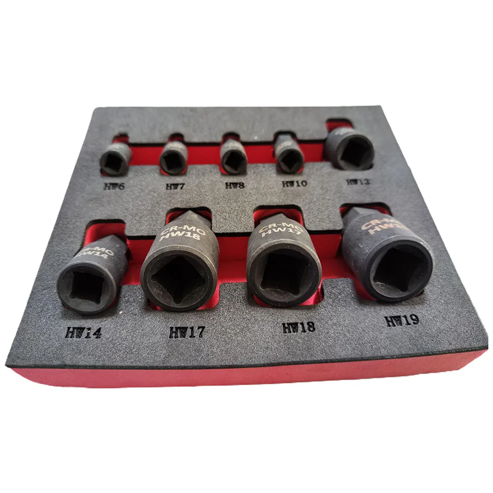 9Pcs Impact Wrench Socket Adapter Hex Screwdriver Bit 1/4 3/8 1/2Inch Drive Socket Bits Pneumatic Spanner Hand Tools H6-H19
9Pcs Impact Wrench Socket Adapter Hex Screwdriver Bit 1/4 3/8 1/2Inch Drive Socket Bits Pneumatic Spanner Hand Tools H6-H19