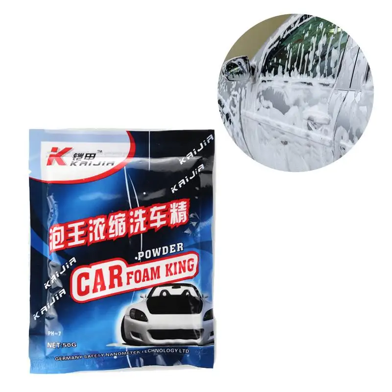 Foaming Car Wash Soap Car Cleaning Supplies Deep Cleaning Concentrated Detergent 1.8 Oz Cleaner Powder Car And Truck Wash Auto
Foaming Car Wash Soap Car Cleaning Supplies Deep Cleaning Concentrated Detergent 1.8 Oz Cleaner Powder Car And Truck Wash Auto