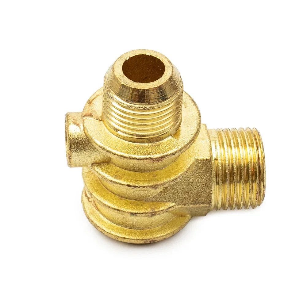 3-Port Check Valve Brass Male-Threaded Workshop Replacement Air Compressor 90 Degree Air Compressor Check Valve Spare Parts Tube
3-Port Check Valve Brass Male-Threaded Workshop Replacement Air Compressor 90 Degree Air Compressor Check Valve Spare Parts Tube