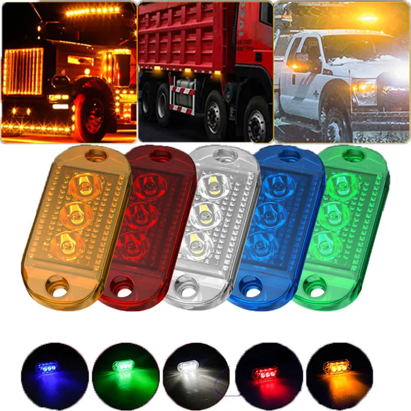 1/2pcs LED Light LED Clearance Light Trailer Truck White Yellow Red Blue LED Side Marker Lamp Clearance Trailer Light 12V 24V
1/2pcs LED Light LED Clearance Light Trailer Truck White Yellow Red Blue LED Side Marker Lamp Clearance Trailer Light 12V 24V