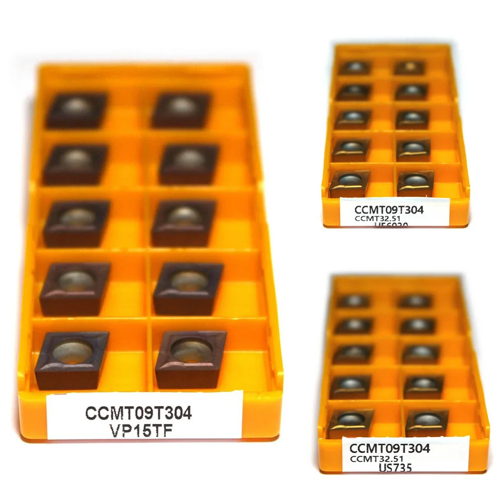 10 PCS Carbide Inserts Cutting Insert CNC Lathe Turning Insert CCMT09T304 VP15TF/UE6020/US735 High-Quality Cutting Tool
10 PCS Carbide Inserts Cutting Insert CNC Lathe Turning Insert CCMT09T304 VP15TF/UE6020/US735 High-Quality Cutting Tool