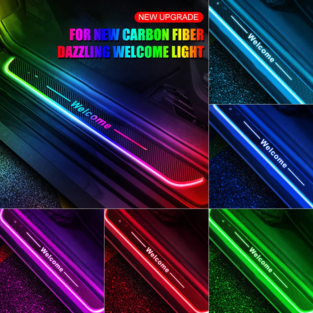 Car Door Sill Illuminated Light Infrared Sense Switch Welcome Pedal Light Car Wireless Ambient Lights Auto Interior Accessories
Car Door Sill Illuminated Light Infrared Sense Switch Welcome Pedal Light Car Wireless Ambient Lights Auto Interior Accessories