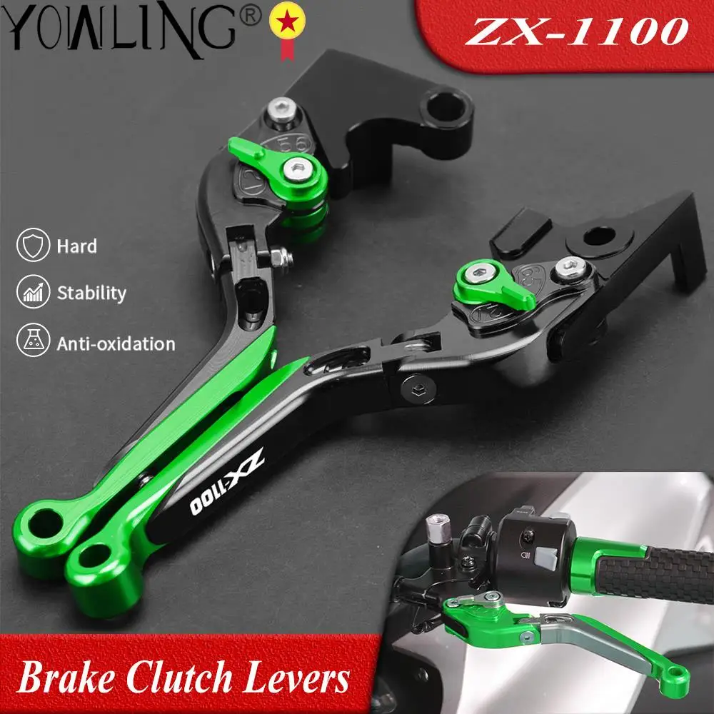 Motorcycle Adjustable Folding Extendable Brake Clutch Levers For KAWASAKI ZX1100 ZX 1100 ZX-1100 1990-1997 1998 1999 2000 2001
Motorcycle Adjustable Folding Extendable Brake Clutch Levers For KAWASAKI ZX1100 ZX 1100 ZX-1100 1990-1997 1998 1999 2000 2001