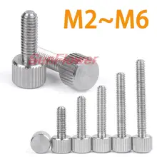 2/5Pcs M2 M2.5 M3 M4 M5 M6 304 Stainless Steel Thumb Screws Plain Type Metric Knurled Head Manual Adjustment Screws
2/5Pcs M2 M2.5 M3 M4 M5 M6 304 Stainless Steel Thumb Screws Plain Type Metric Knurled Head Manual Adjustment Screws