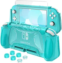 HEYSTOP Protective Case for Nintendo Switch Lite with Game Card Storage, Tempered Glass Screen Protector and 6 Thumb Grip
HEYSTOP Protective Case for Nintendo Switch Lite with Game Card Storage, Tempered Glass Screen Protector and 6 Thumb Grip