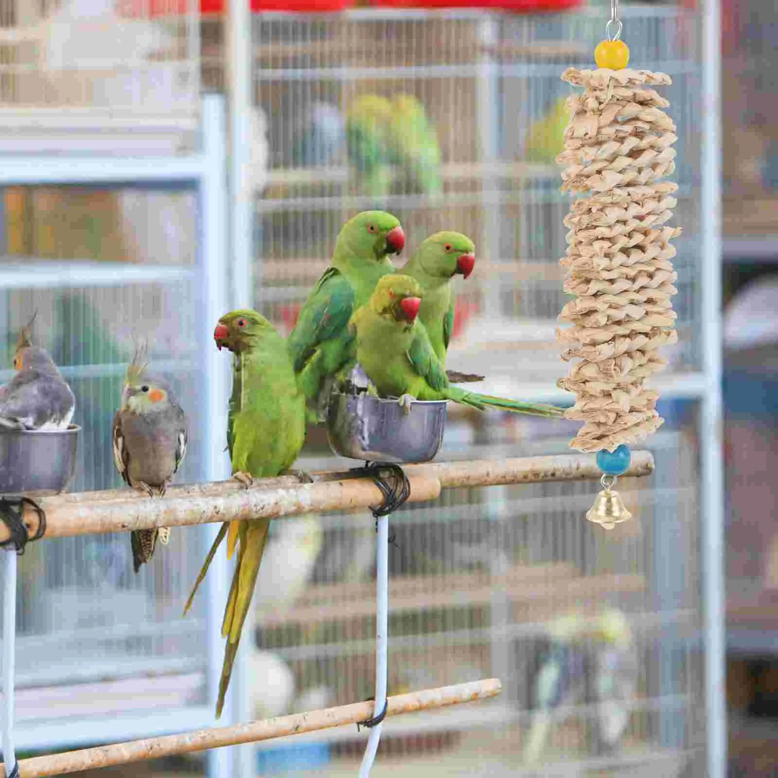 Parrot Chew Toy Hanging Bite Cage Wear-resistant Parakeet Toys Funny Bird Corn Interesting
Parrot Chew Toy Hanging Bite Cage Wear-resistant Parakeet Toys Funny Bird Corn Interesting
