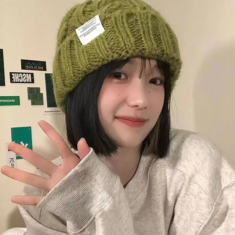 New Coarse Knitted Woolen Hat Versatile for Men and Women in Autumn and Winter Large Girth Green Loose Style INS Fashion Hat
New Coarse Knitted Woolen Hat Versatile for Men and Women in Autumn and Winter Large Girth Green Loose Style INS Fashion Hat