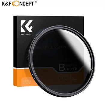 K & F Concept 가변 ND 필터, B 시리즈, ND2-ND400 9 스톱, 67mm, 58mm, 82mm, 37mm, 40.5mm, 43mm, 46mm, 49mm, 52mm, 55mm, 77mm, 62mm, 72mm