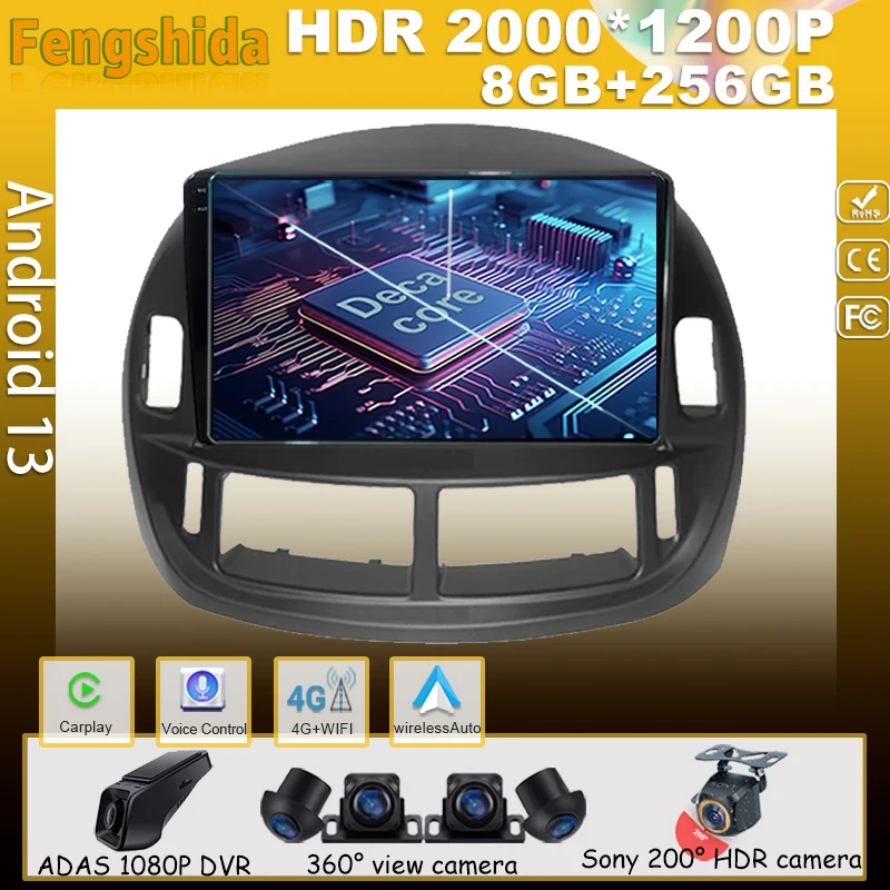 Автомобильный Android для Toyota Previa ESTIMA ACR30 Tarago 2002-2006 проигрыватель автомобильное радио мультимедийный GPS 360 камера DVD HDR Wifi навигация
Автомобильный Android для Toyota Previa ESTIMA ACR30 Tarago 2002-2006 проигрыватель автомобильное радио мультимедийный GPS 360 камера DVD HDR Wifi навигация