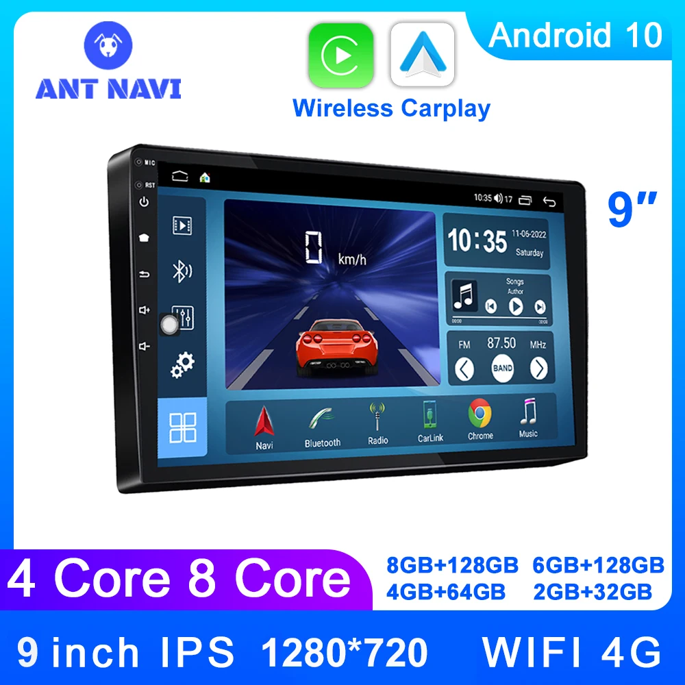 9Inch Universal Android Car Radio Wireless Carplay GPS Touch Screen Multimedia Player For Volkswagen Chevrolet Ford Kia toyota 
9Inch Universal Android Car Radio Wireless Carplay GPS Touch Screen Multimedia Player For Volkswagen Chevrolet Ford Kia toyota
