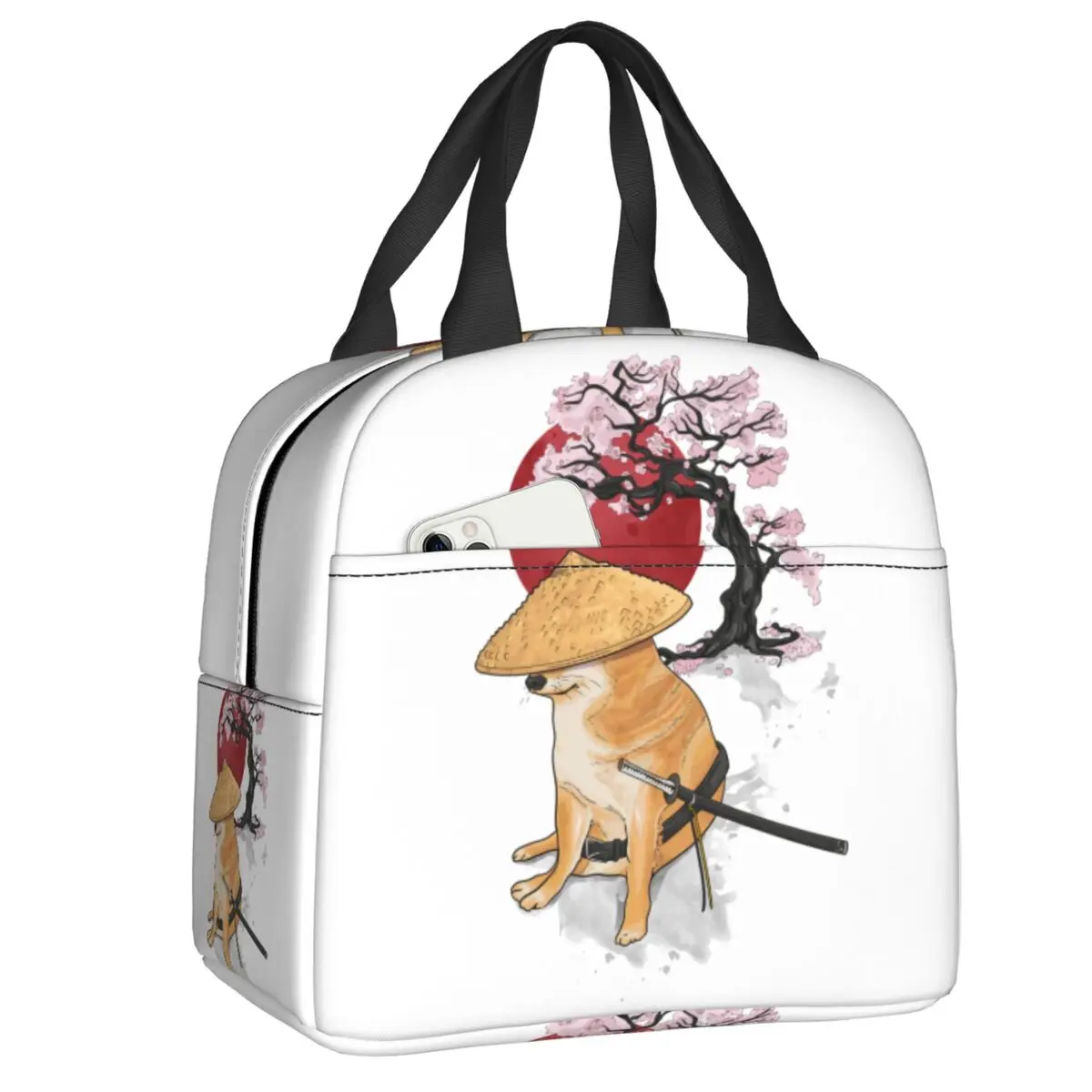 Samurai Japanense Cheems Meme Lunch Box Leakproof Thermal Cooler Food Insulated Lunch Bag for Women School Work Picnic Tote Bags
Samurai Japanense Cheems Meme Lunch Box Leakproof Thermal Cooler Food Insulated Lunch Bag for Women School Work Picnic Tote Bags