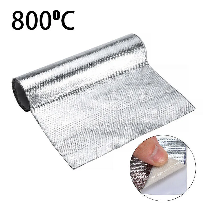 Durable Thick Aluminum Fiber Car Fender Heat Sound Insulation Mat 800 Celsius Shielding Exhaust Bonnet Engine Film Wrap 25x50cm
Durable Thick Aluminum Fiber Car Fender Heat Sound Insulation Mat 800 Celsius Shielding Exhaust Bonnet Engine Film Wrap 25x50cm