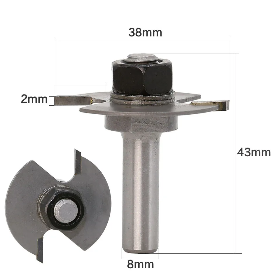 1pc 8mm Shank T type bearings wood milling cutter Industrial Grade Rabbeting Bit woodworking tool router bits for wood
1pc 8mm Shank T type bearings wood milling cutter Industrial Grade Rabbeting Bit woodworking tool router bits for wood