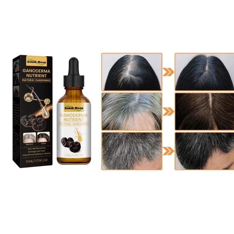 Anti-Greying Hair Serum Anti-Greying Hair Serum Ganoderma Herbal Lotion Liquid Repair Anti-frizz Hair Growth Oil
Anti-Greying Hair Serum Anti-Greying Hair Serum Ganoderma Herbal Lotion Liquid Repair Anti-frizz Hair Growth Oil