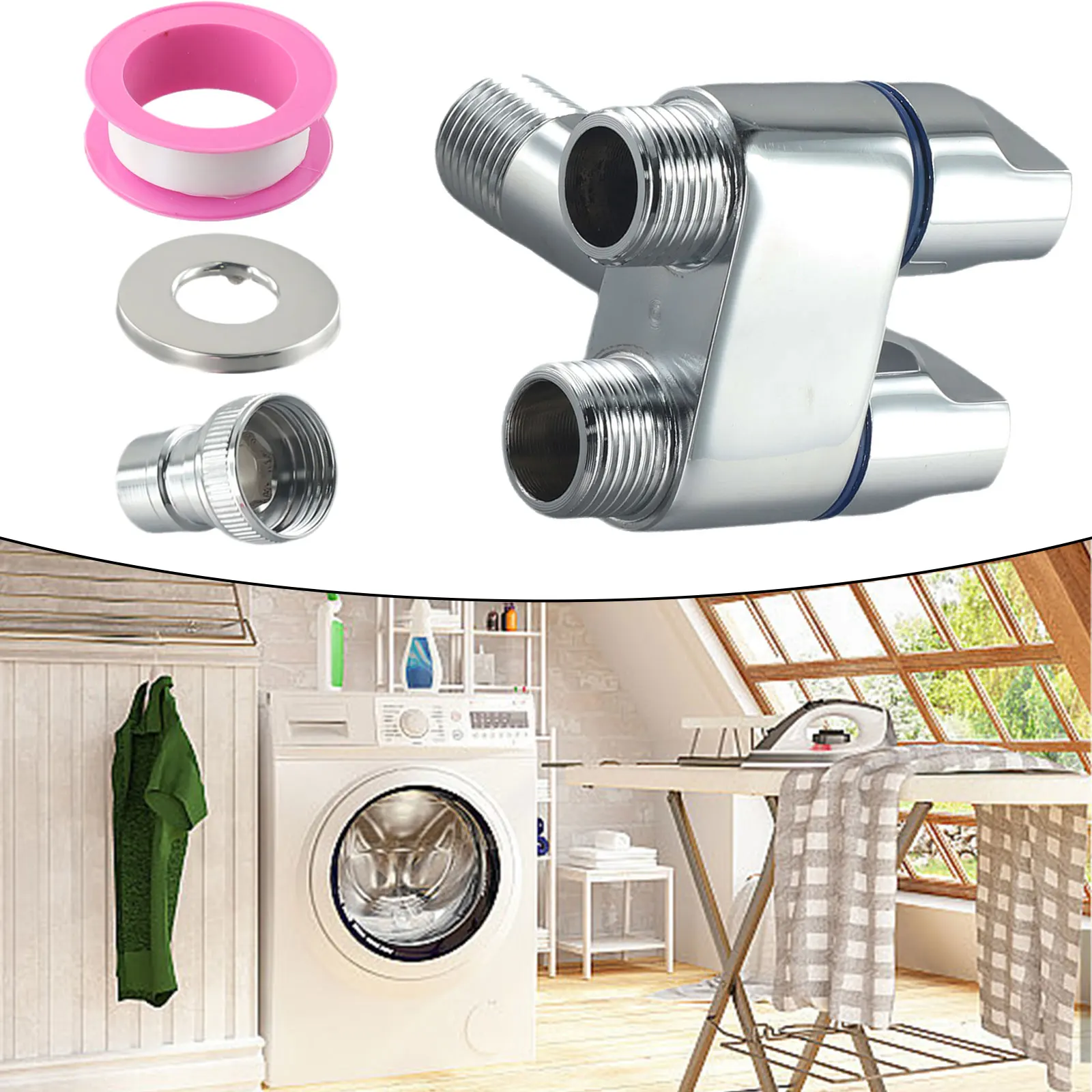 Hot G1/2 1 In Two Out Double Control Washing Machine Faucet Toilet Triangle Valve Bathroom Fixture Toilet Parts
Hot G1/2 1 In Two Out Double Control Washing Machine Faucet Toilet Triangle Valve Bathroom Fixture Toilet Parts
