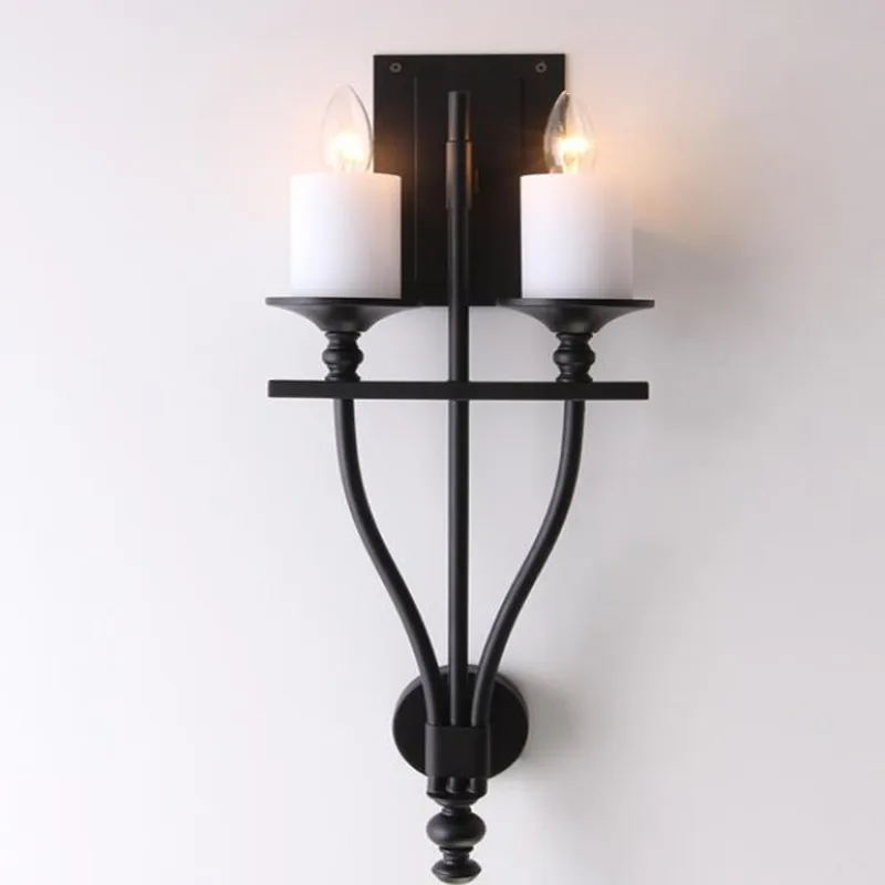 Vintage Living Room Wall Lamp Aisle Retro Double Head Marble Candle E14 Wrought Iron Black Bedroom Bedside Wall Lamp
Vintage Living Room Wall Lamp Aisle Retro Double Head Marble Candle E14 Wrought Iron Black Bedroom Bedside Wall Lamp
